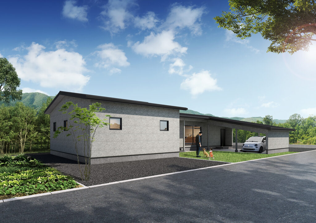 中津川市茄子川見学会場