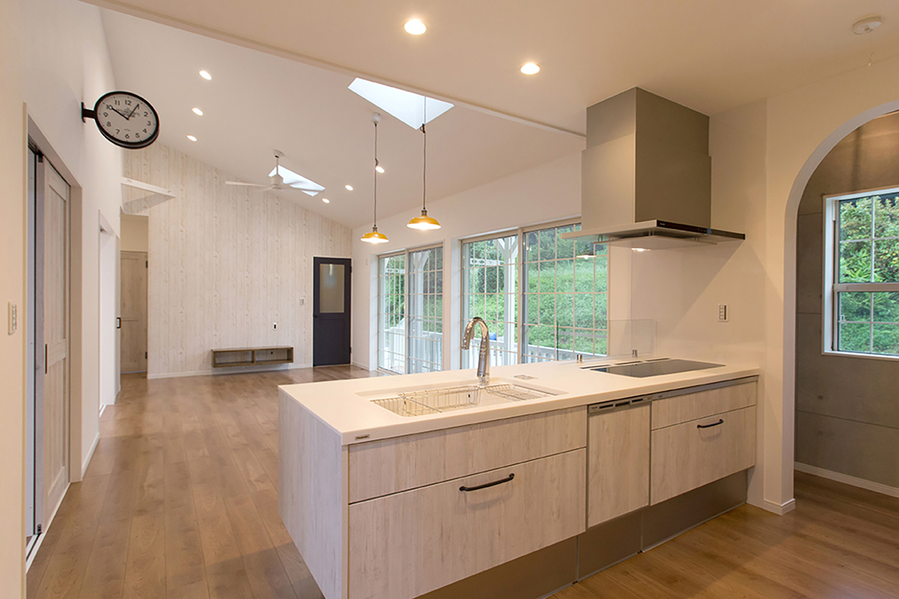 アメリカンチックな平屋のお家