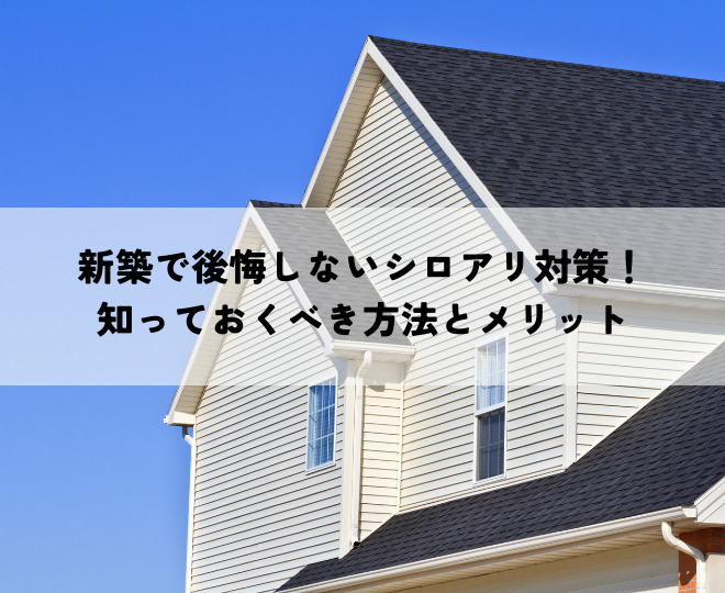 新築で後悔しないシロアリ対策！知っておくべき方法とメリット