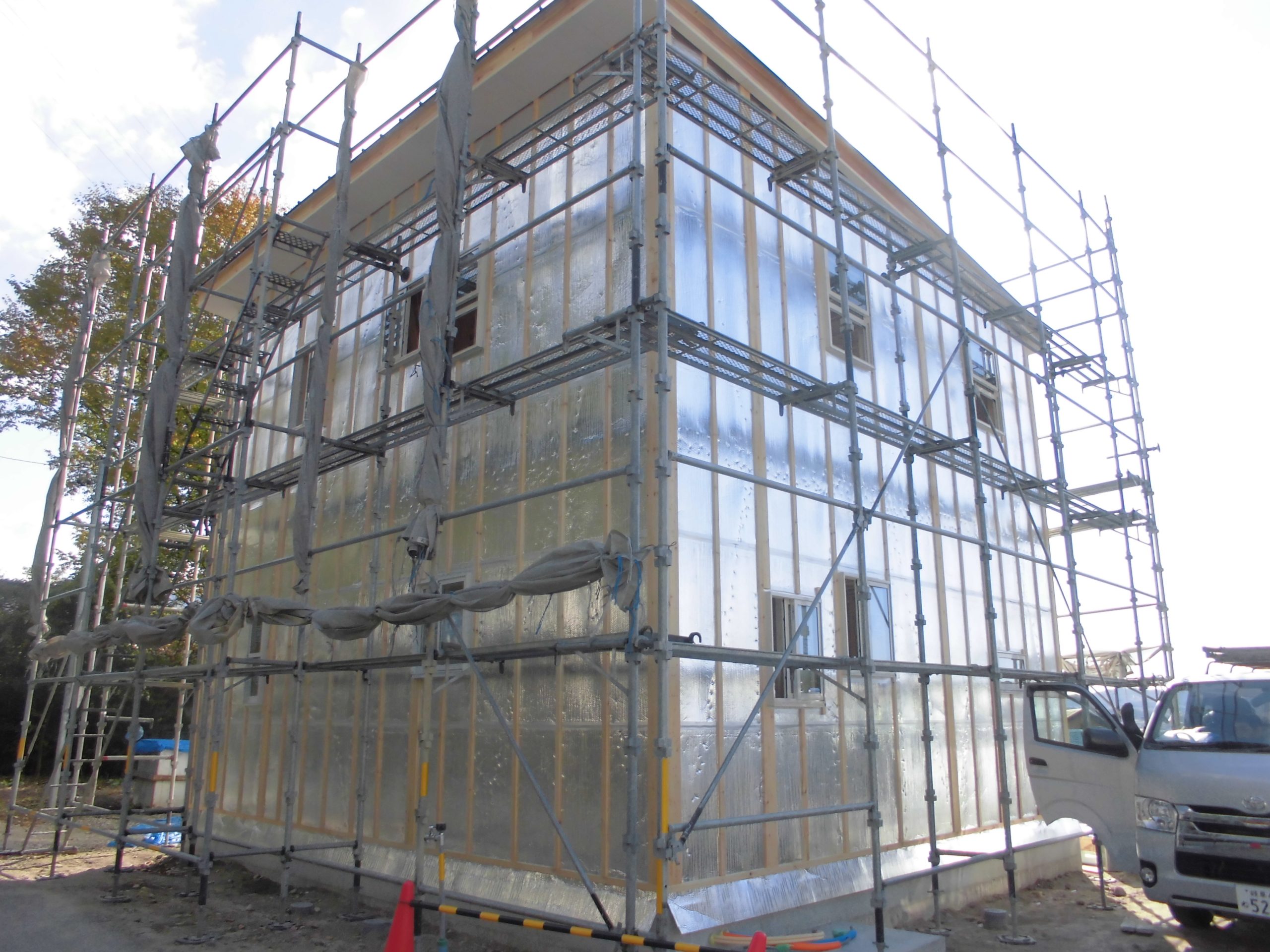 今週末は建売りの構造見学会