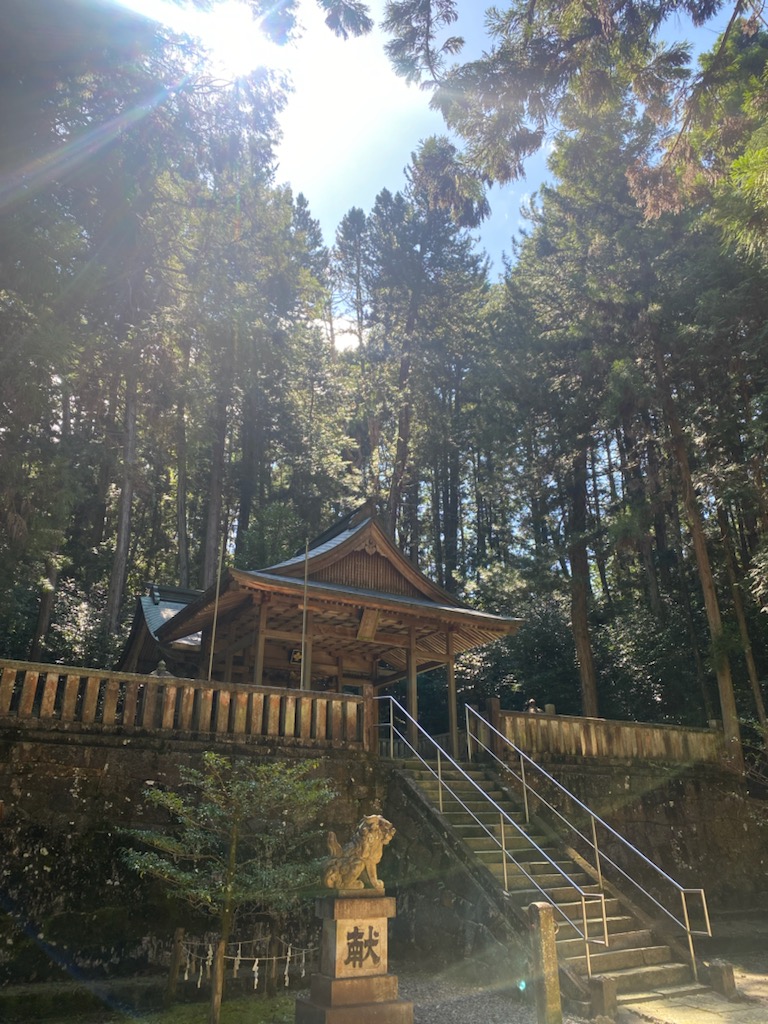 諏訪神社、お参り・中津川市手賀野