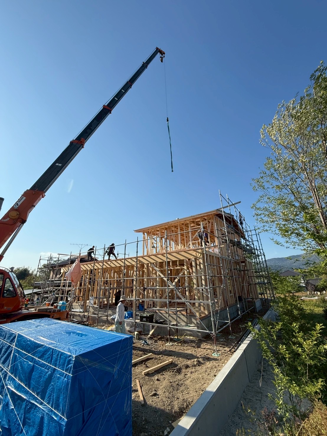 私のマイホーム計画！ついに建前の日を迎えました