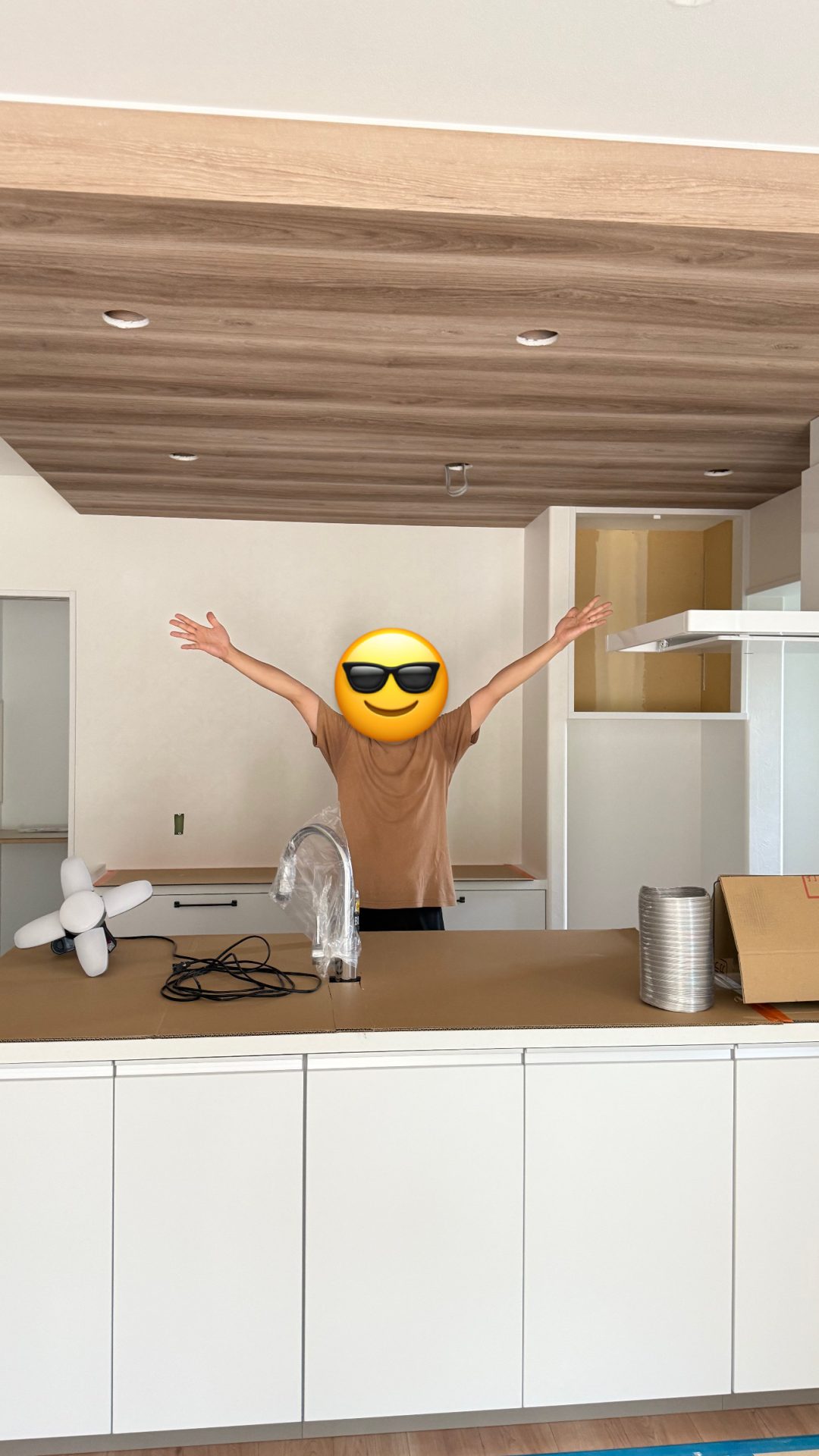 キッチンとクロス、我が家の「らしさ」が見えてきました✨