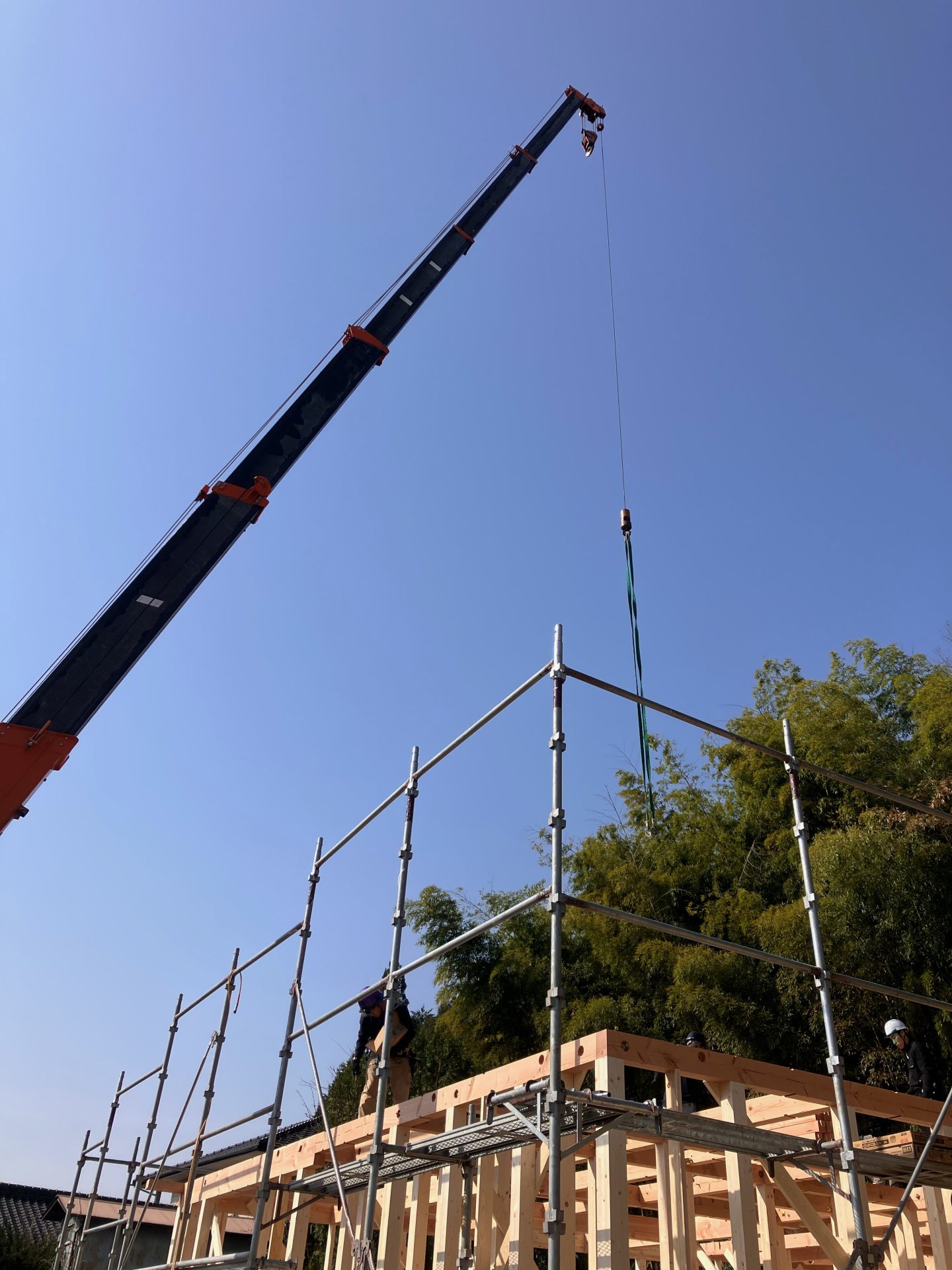 建築吉日の“たいら”で建前を行いました