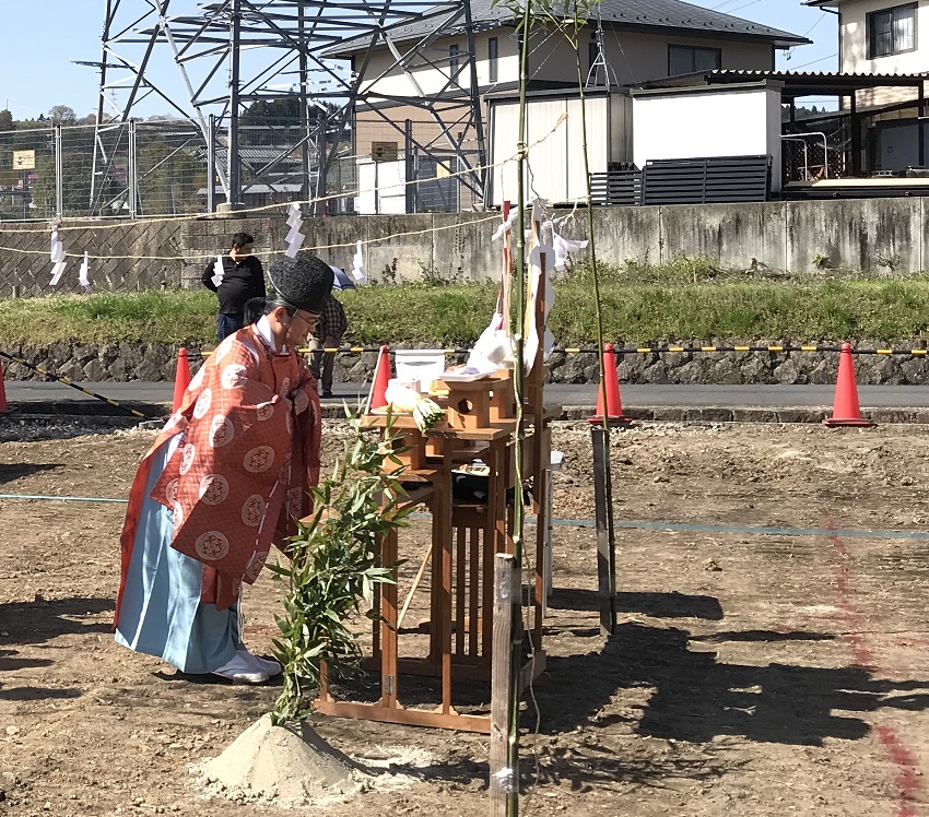 地鎮祭を行いました