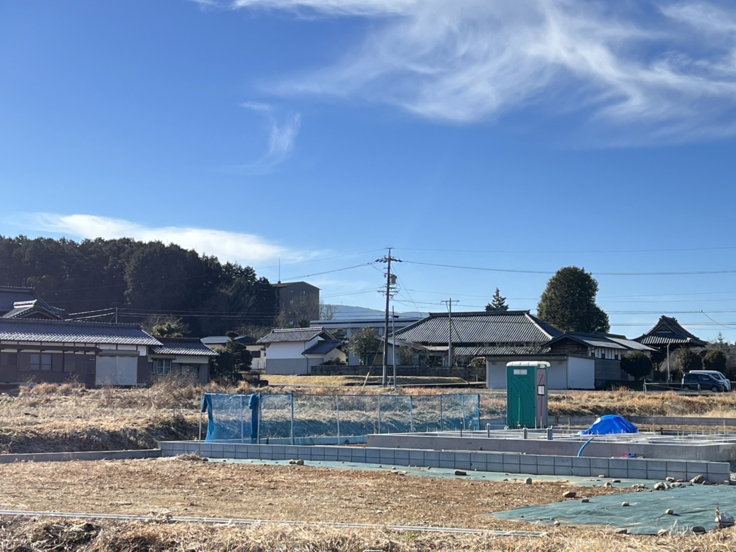 立地のよい分譲地！