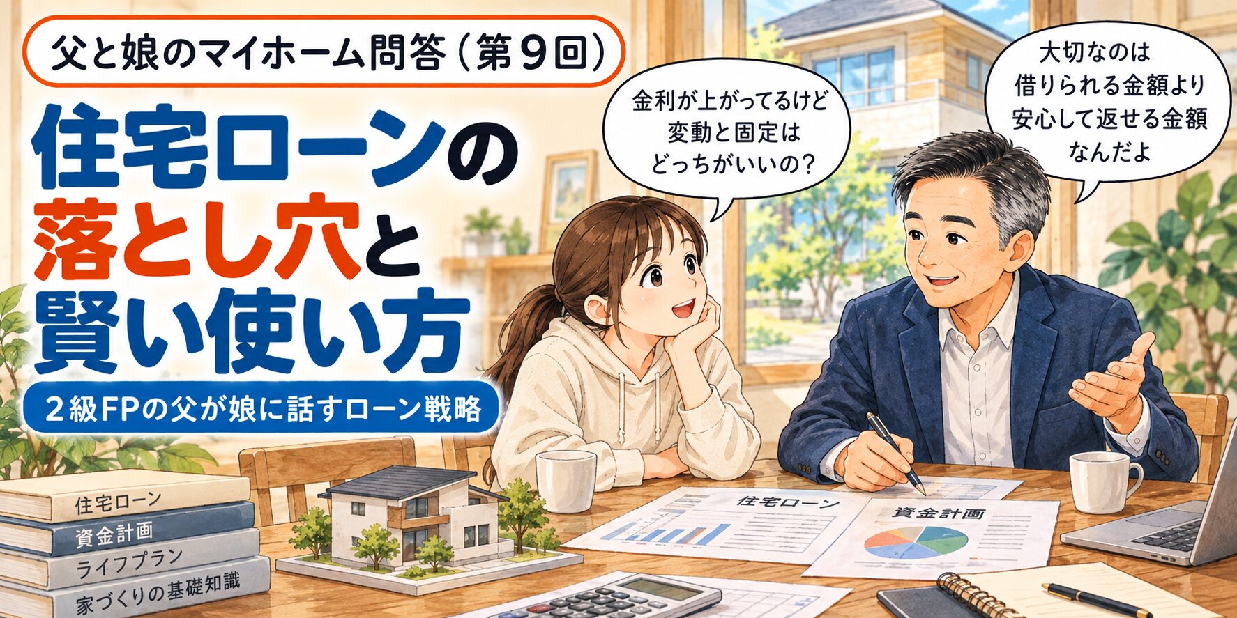住宅ローンの落とし穴と賢い使い方・2級FPの父が娘に話すローン戦略